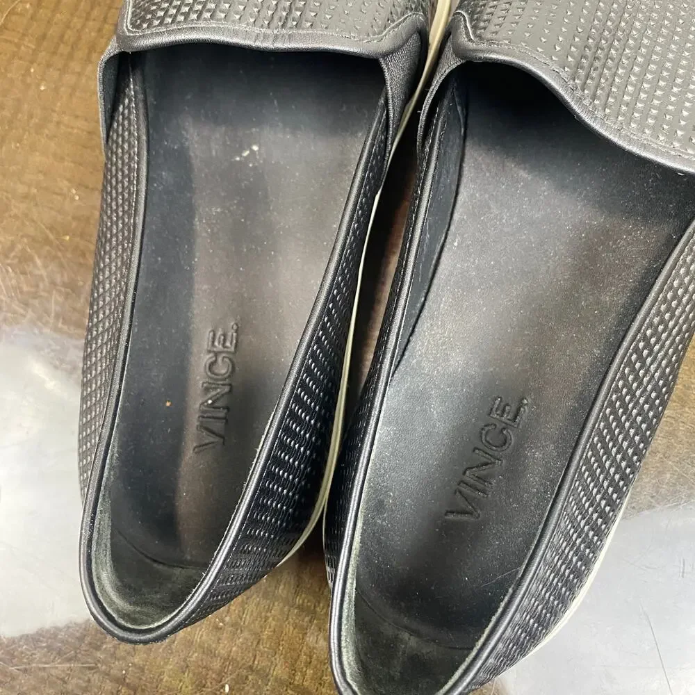 Vince Blair Slip On Perforated Leather Slip On Sneakers Women's 8M
